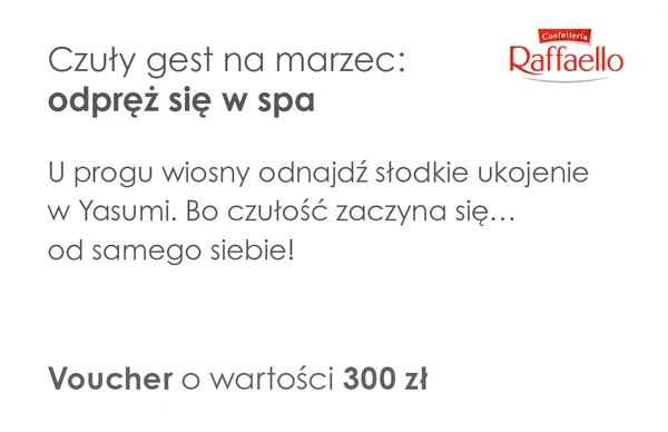 Rewers vouchera Raffaello #3 (marzec)